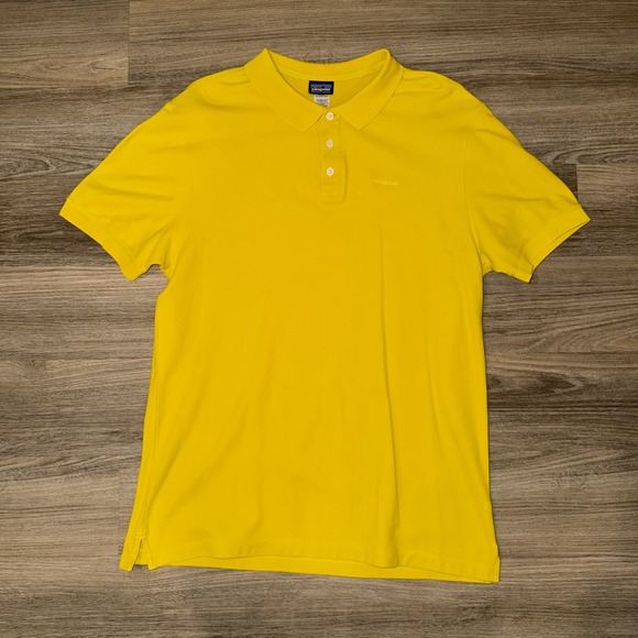 Patagonia Other - Patagonia 100% Organic Cotton Yellow Polo Size Large Men's